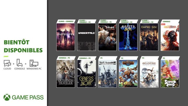 Découvrez les prochains jeux disponibles sur Xbox Game Pass